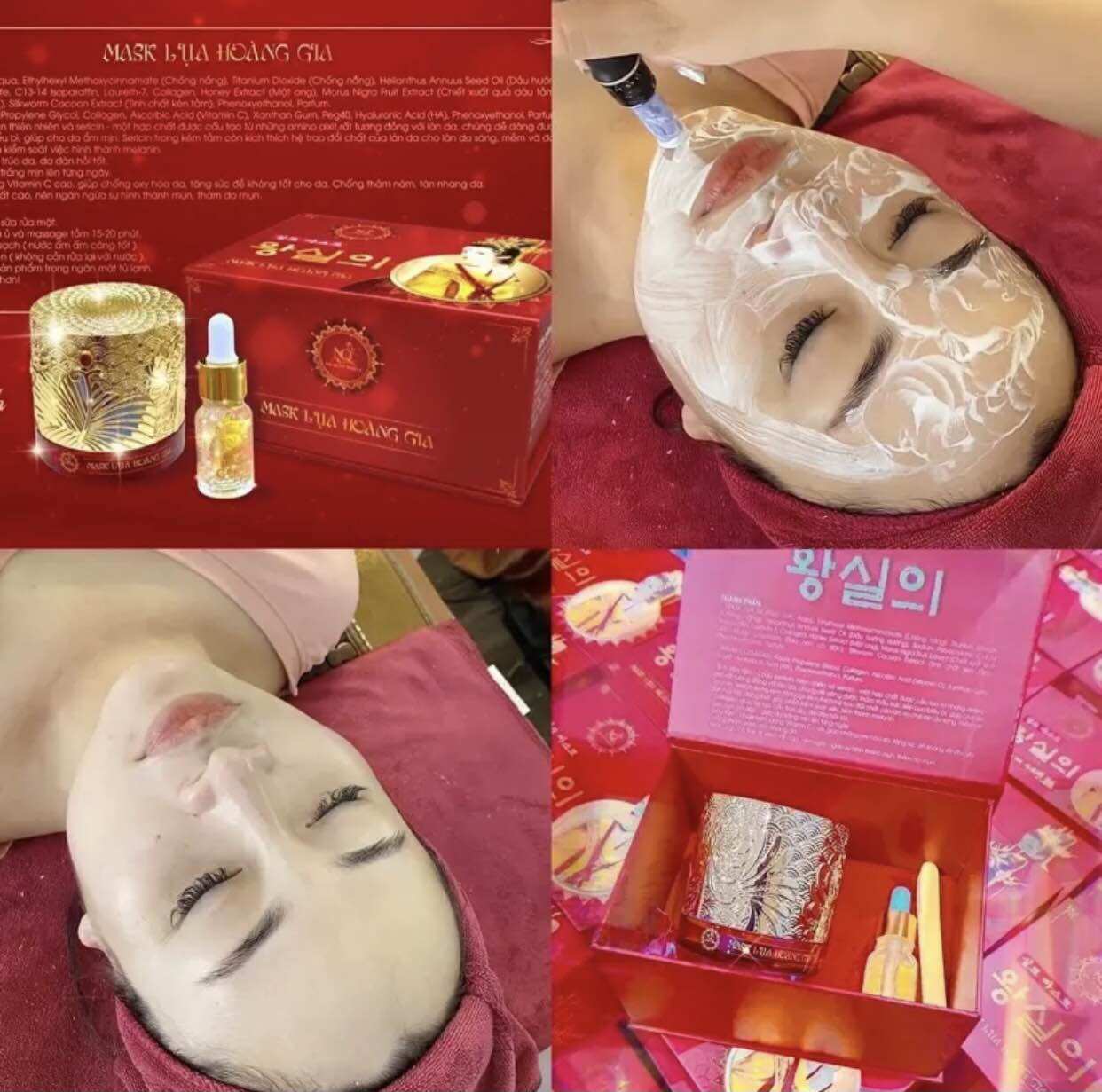 [Sale]Cấy lụa, cấy trắng lụa Hoàng Gia da mặt cho spa và cá nhân