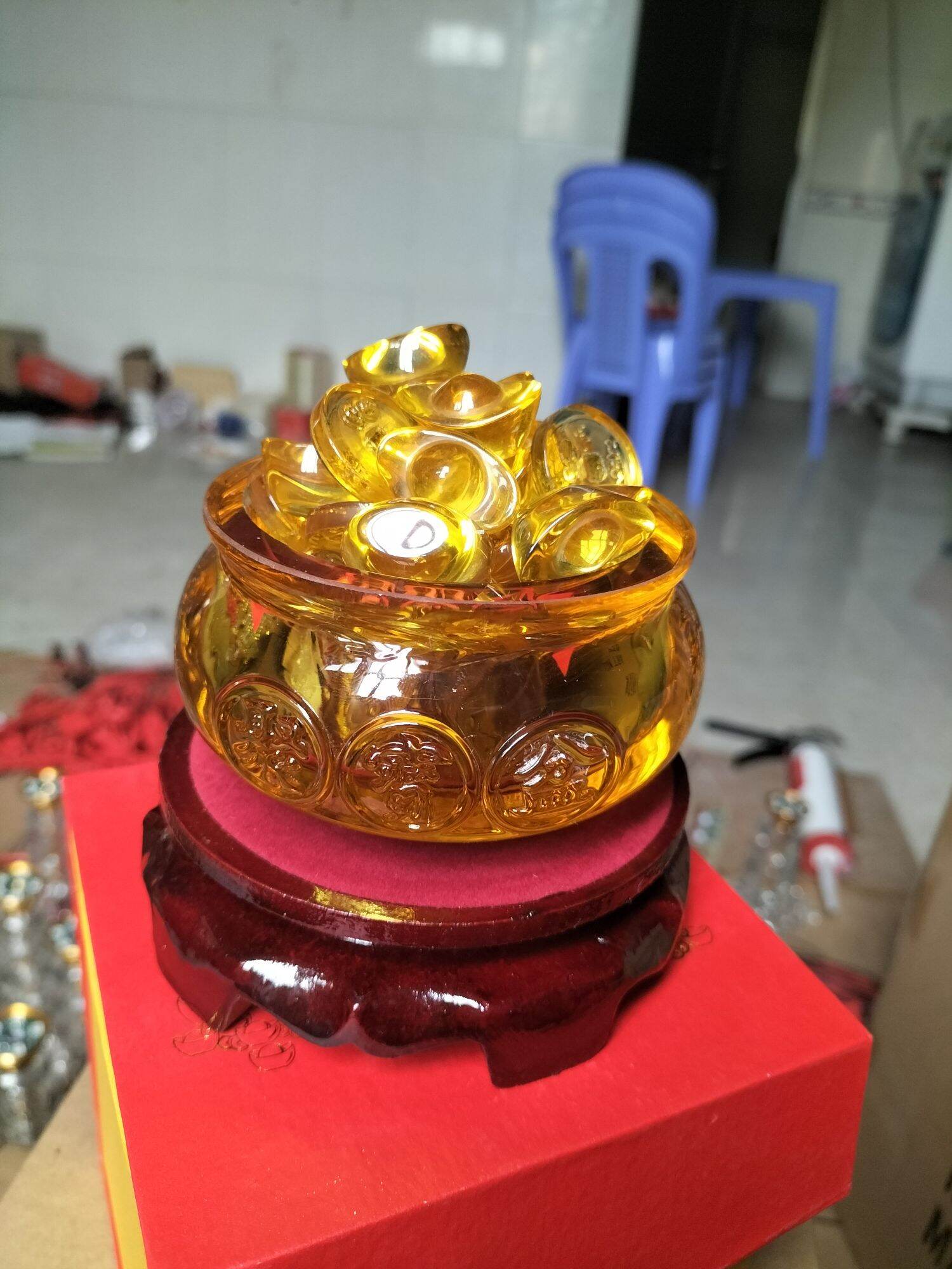 bát tụ bảo bát thỏi vàng kim nguyên bảo