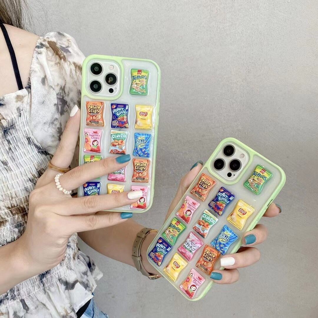 Ốp lưng bánh snack dễ thương iphone 6,6s,6 plus,...