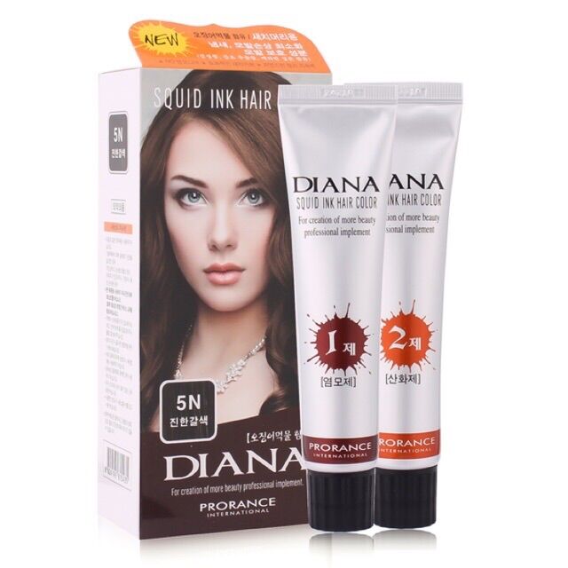 THUỐC NHUỘM TÓC PHỦ BẠC 5N DIANA NHẬP KHẨU HÀN QUỐC