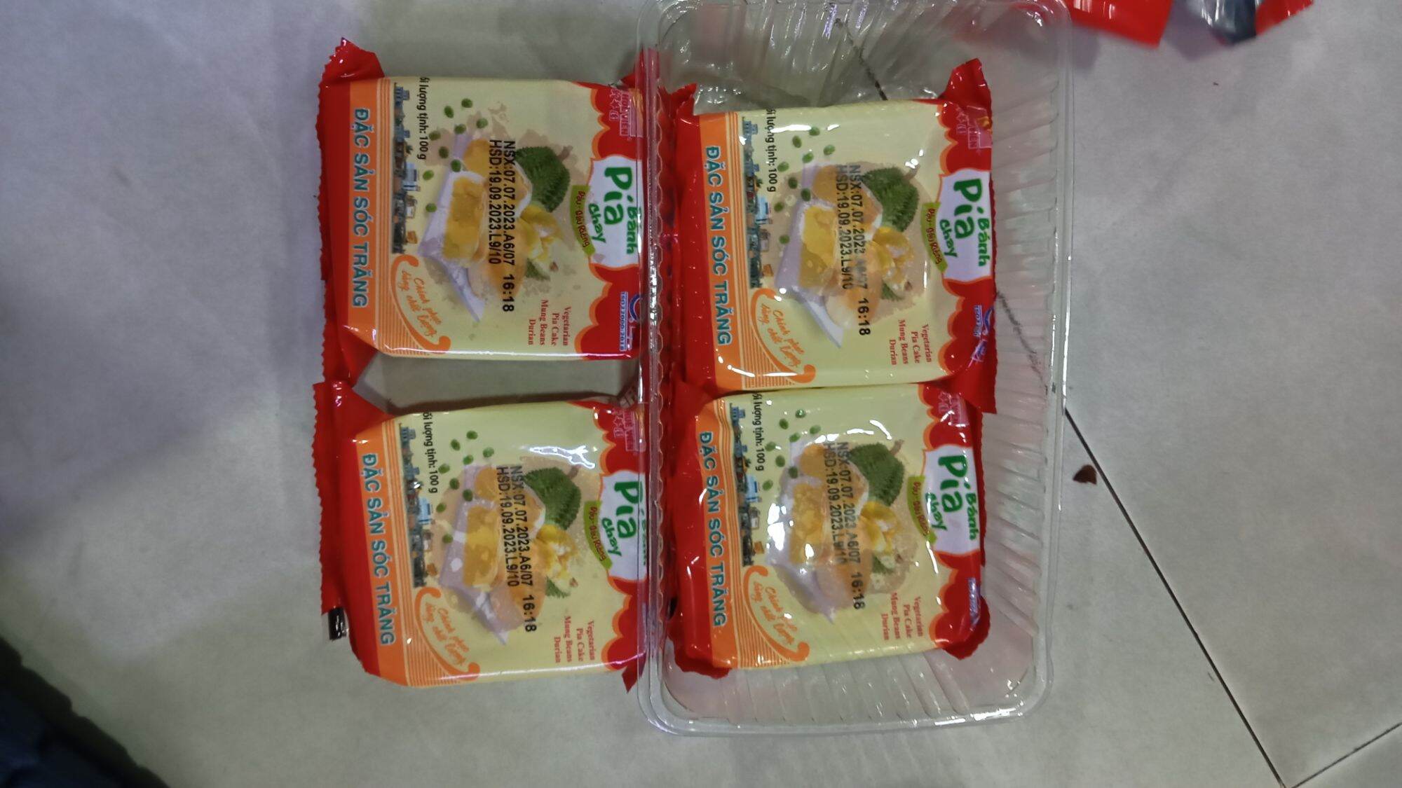 Bánh pía chay Tân Huê Viên