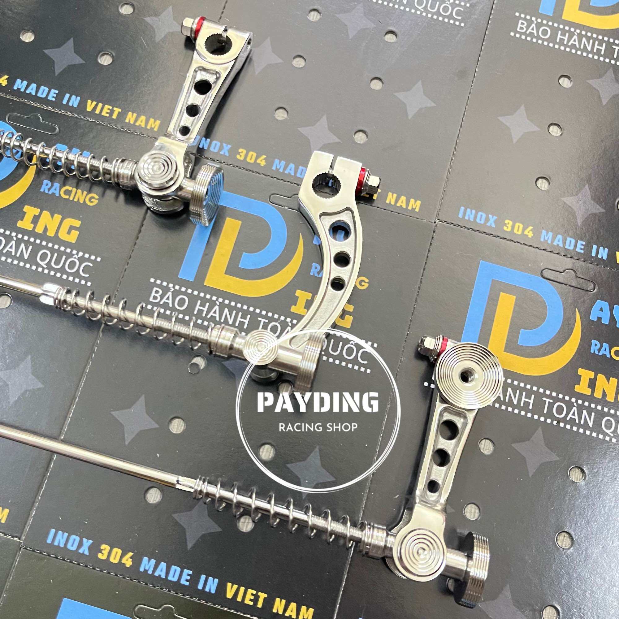 [HÌNH THẬT] COMBO Càng thắng + Đũa thắng Inox 304 gắn cho các dòng xe số Hon-Ya (Wave-Ex-Sirius-Future...)