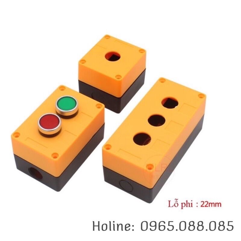 Hộp nút nhấn phi 22 phi 25