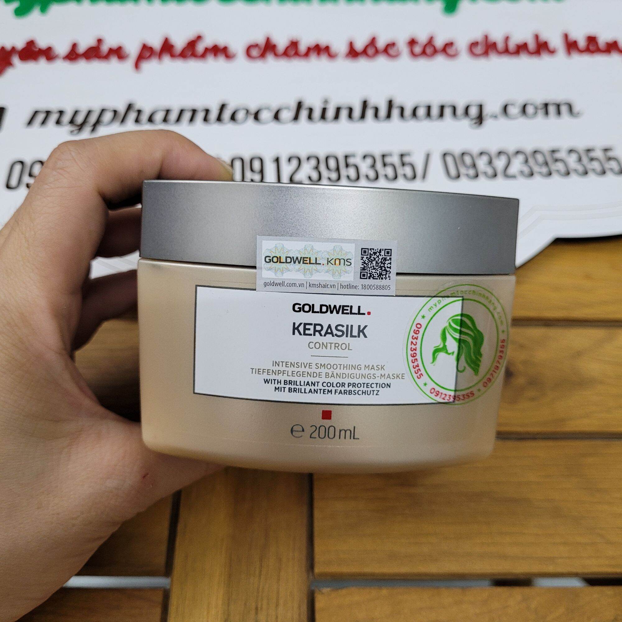 MẶT NẠ GOLDWELL KERASILK CONTROL INTENSIVE SMOOTHING MASK 200ml - 500ml
