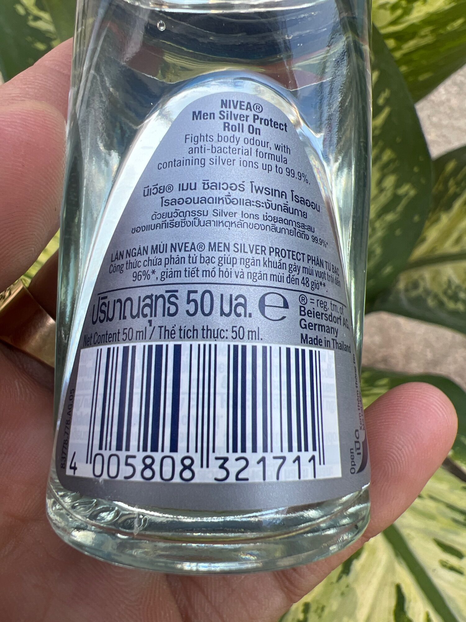 lăn khử mùi Nivea phân tử bạc 50ml