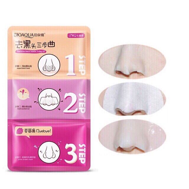 Set lột mụn 3 bước