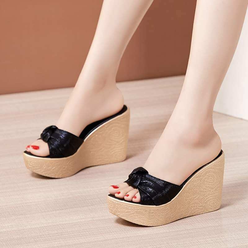 Dép đế xuồng nơ xinh