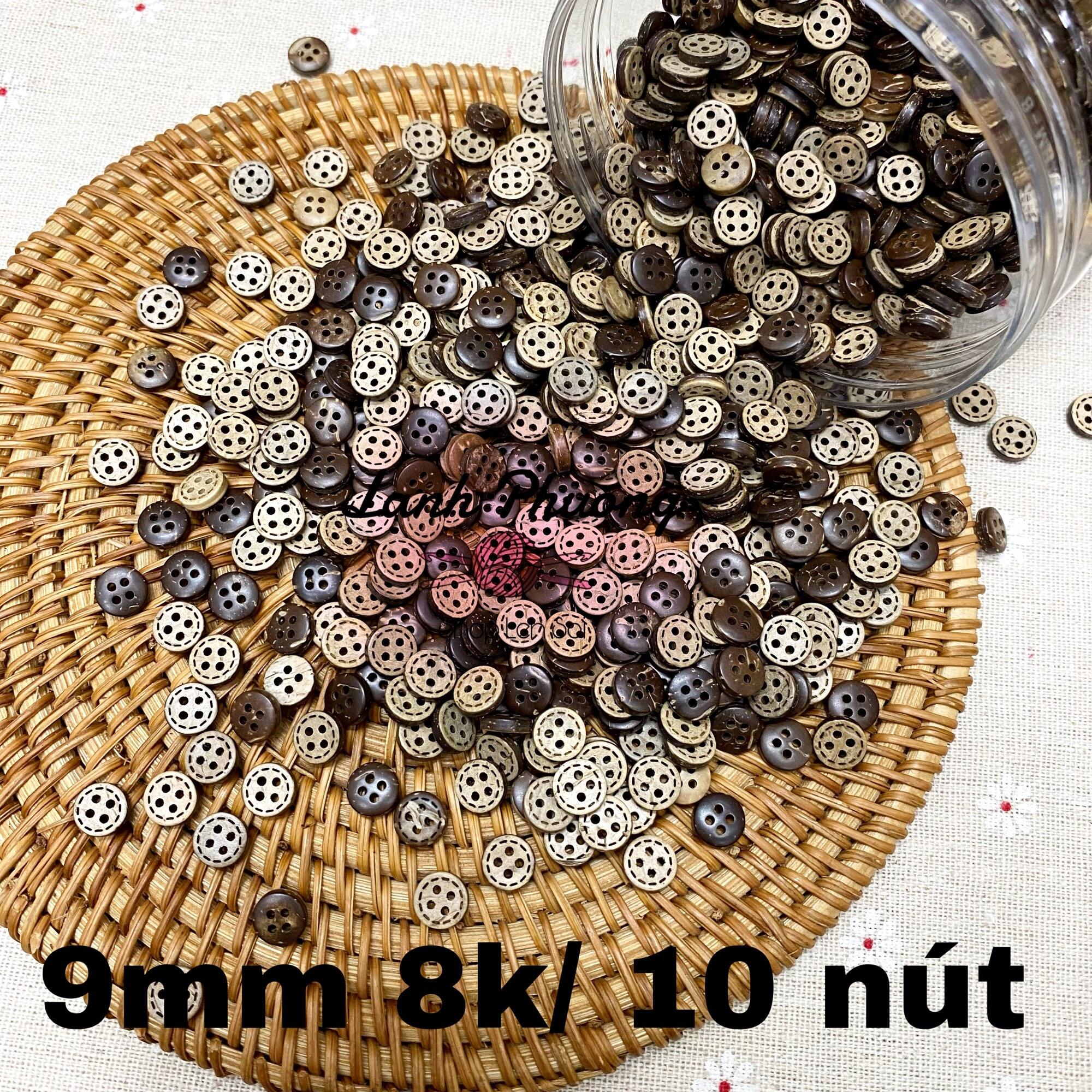 Nút Gỗ Dừa (set 10 cái)