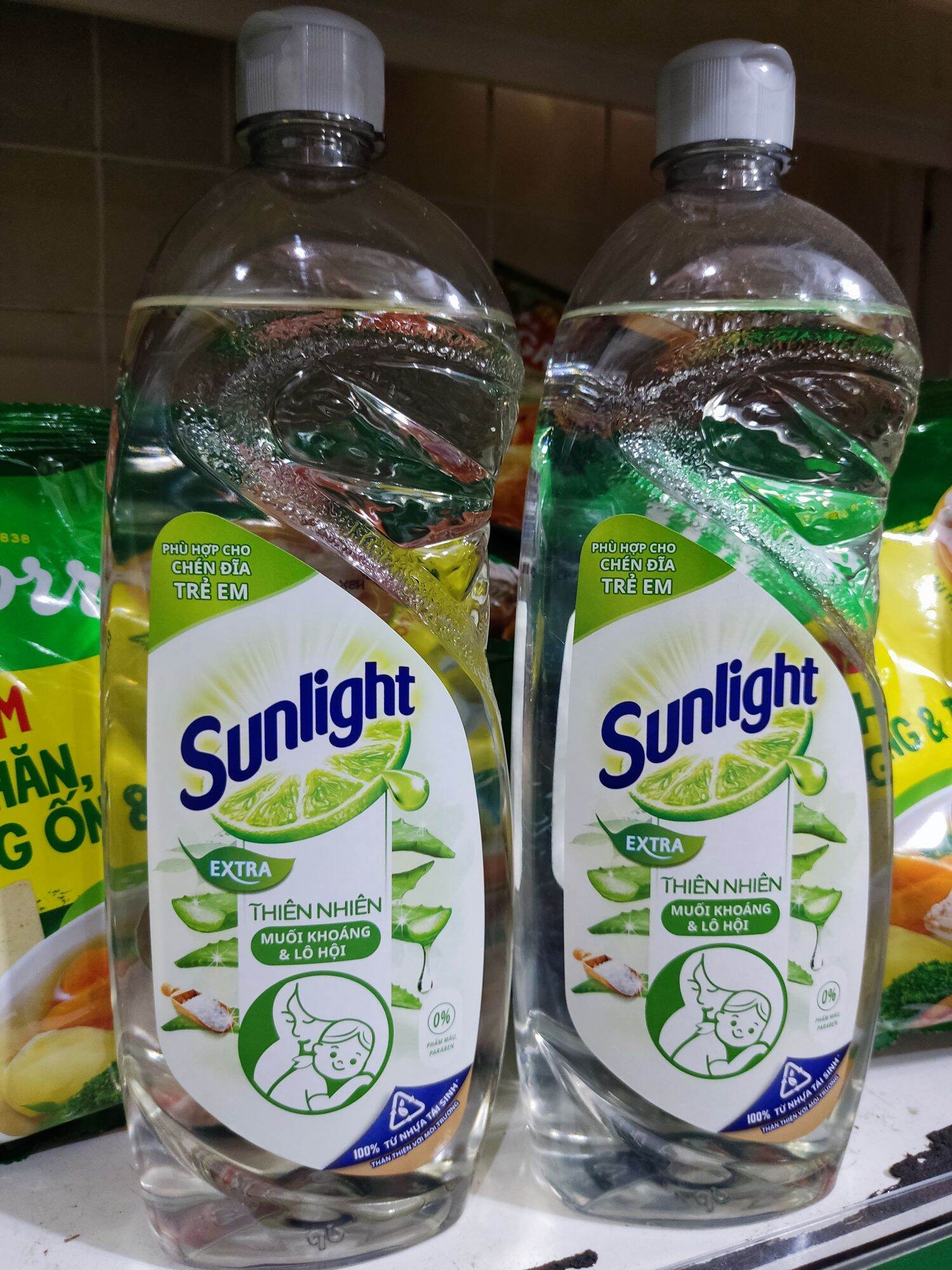 Nước rửa chén Sunlight thiên nhiên chai 750g