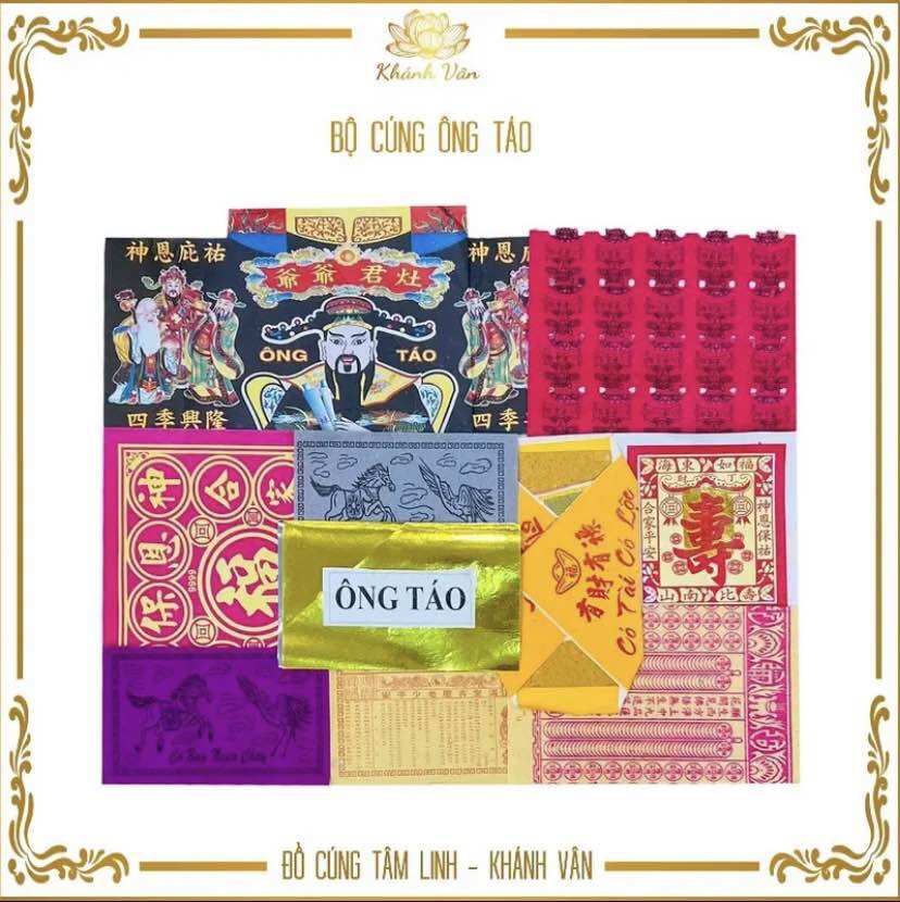 Giấy Cúng Ông Táo ( Ảnh Thật + Văn Khấn )