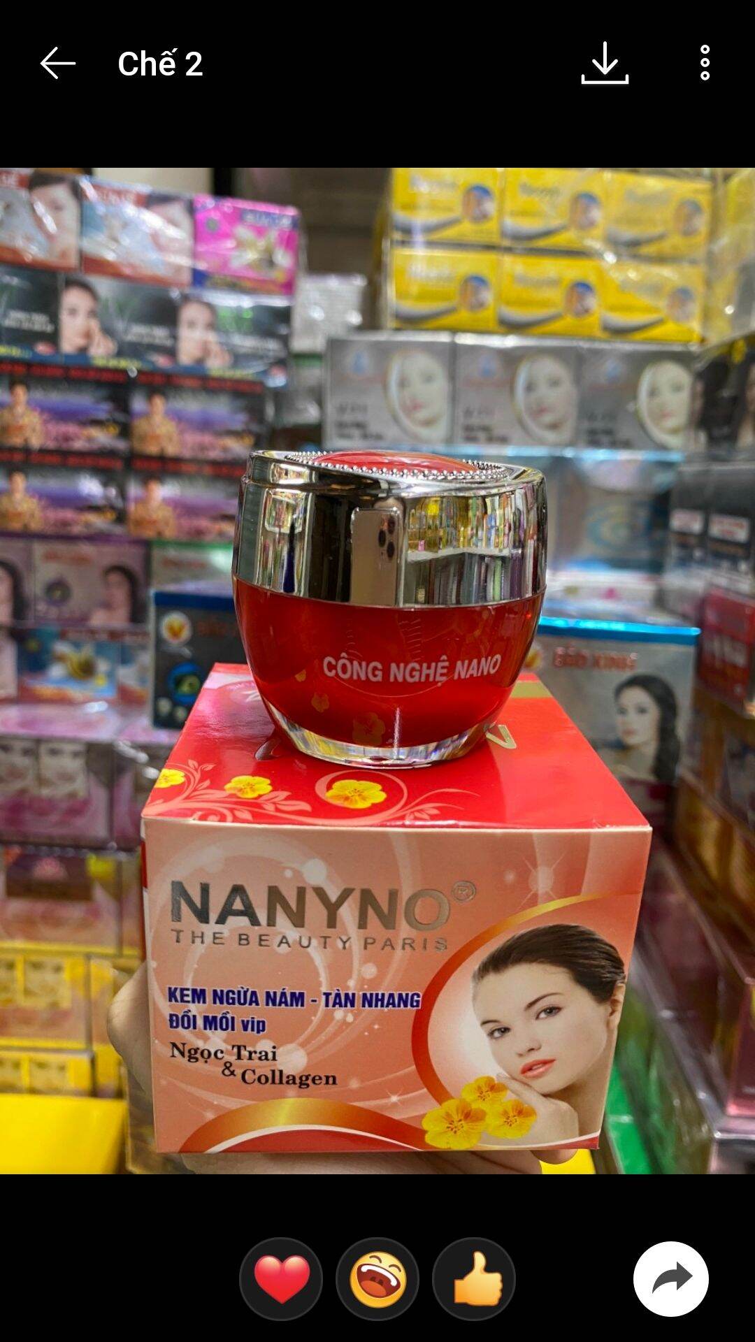 Kem Nanyno nám tàn nhang đồi mồi 20g