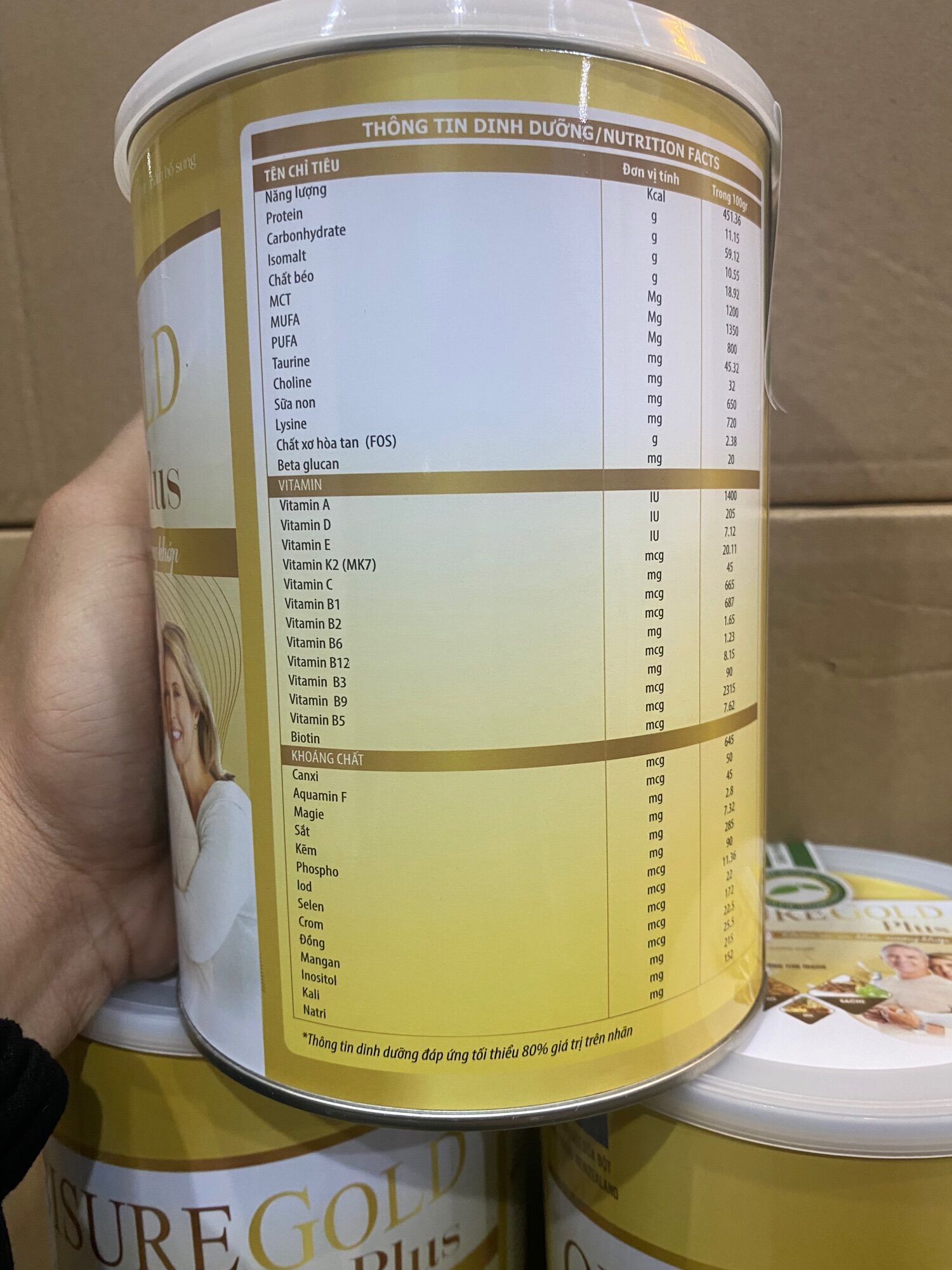 Sữa Hạt Xương Khớp OBISURE GOLD PLUS ( lon 900g datte mới sản xuất)