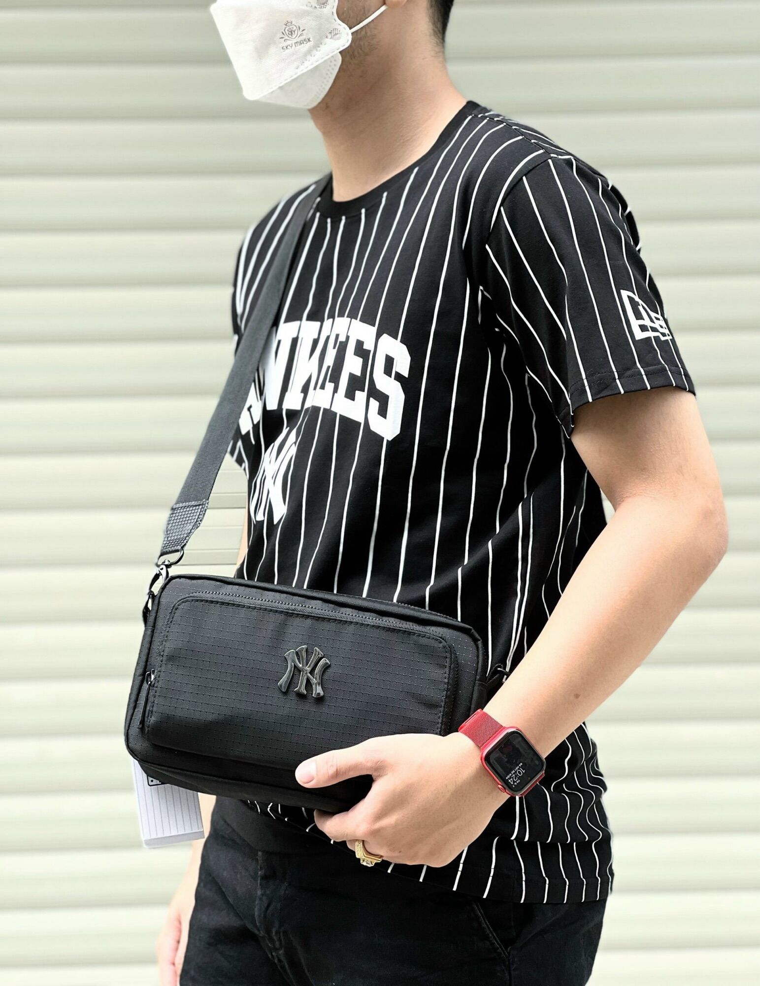 [3-5/8 Hoàn Tiền 25%]Túi đeo chéo M/L/B NY MEN mới onweb Unisex