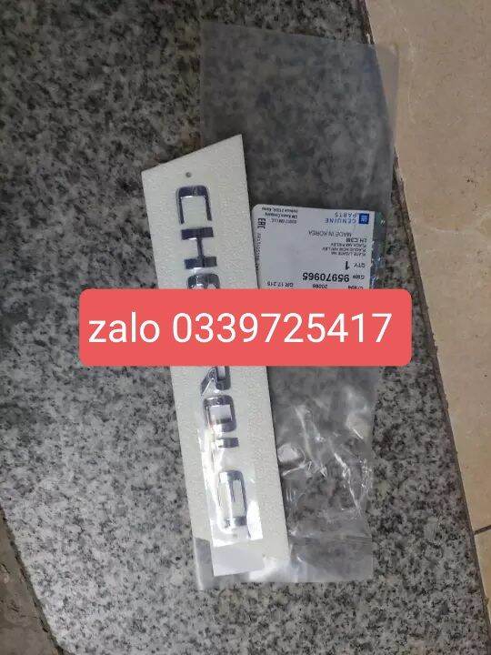 Chữ chevrolet xịn chính hãng