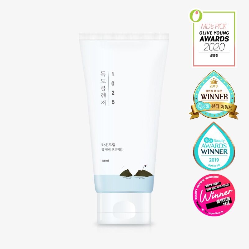 Sữa rửa mặt tạo bọt dịu nhẹ Round Lab Dokdo cleanser 150ml / Sữa rửa mặt Roundlab