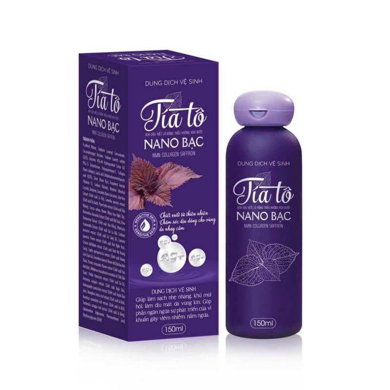 Dung dịch vệ sinh phụ nữ tía tô nano