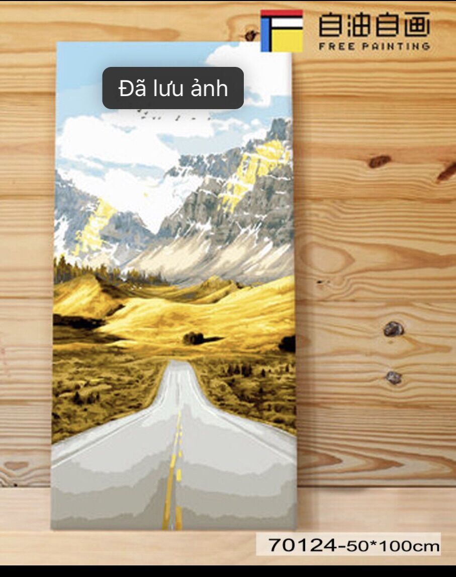Tranh tô mầu số hoá combo