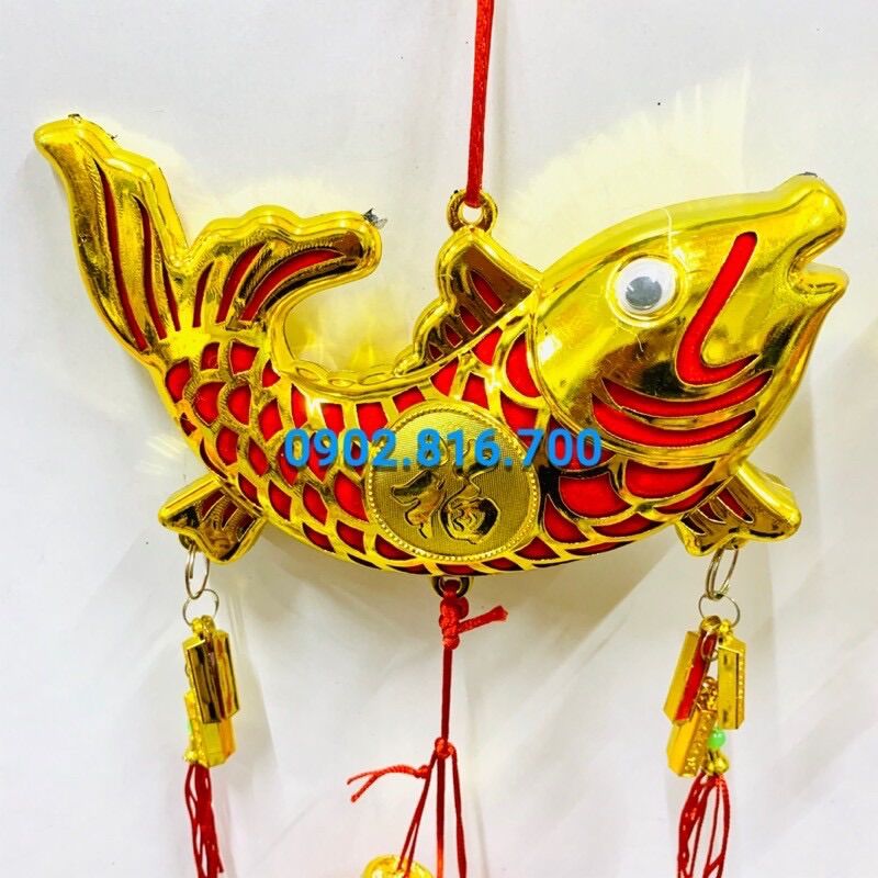 1 cặp Dây phao cá vàng treo trang trí tết