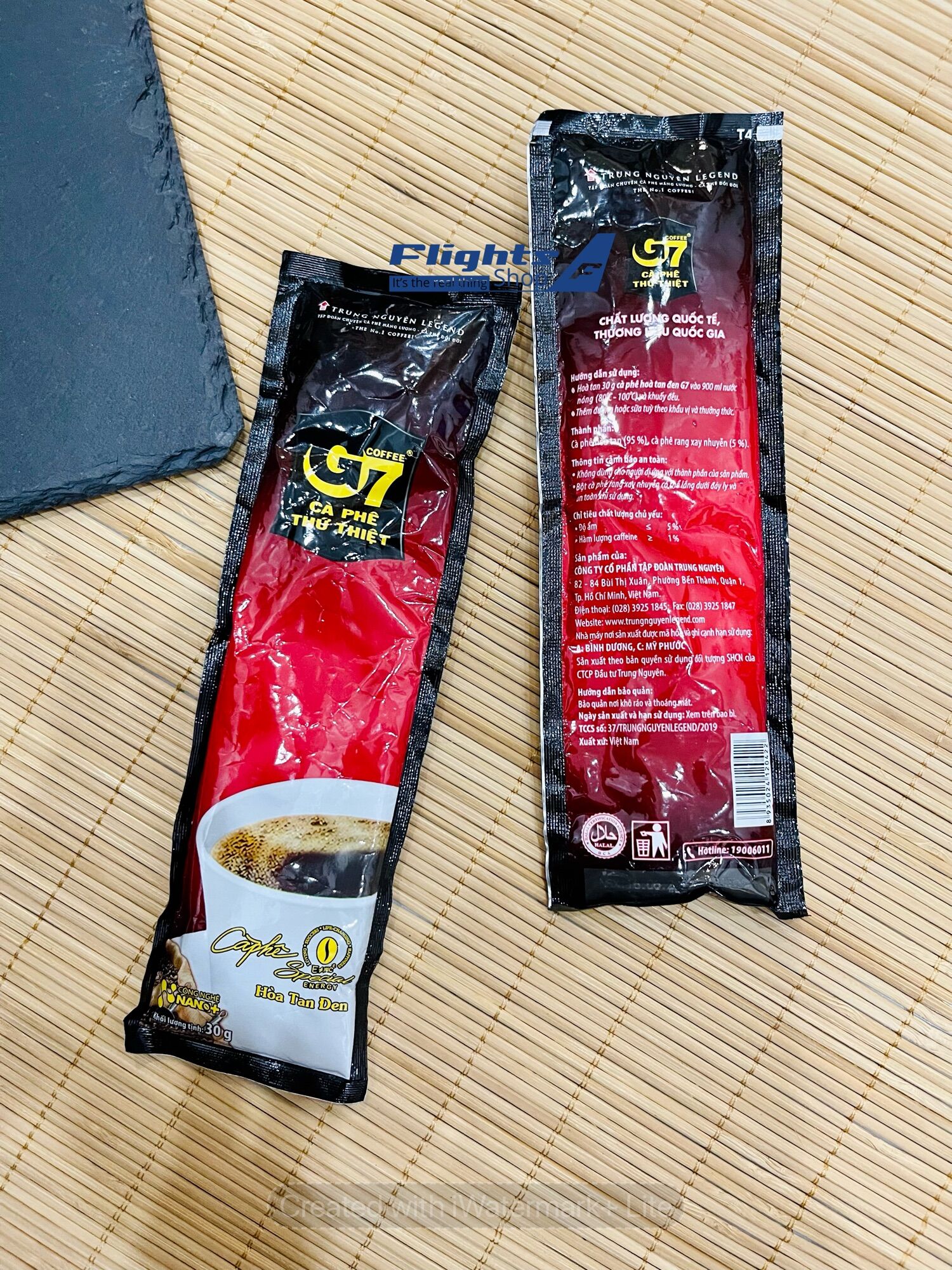 Cafe hoà tan đen G7, gói lớn 30g