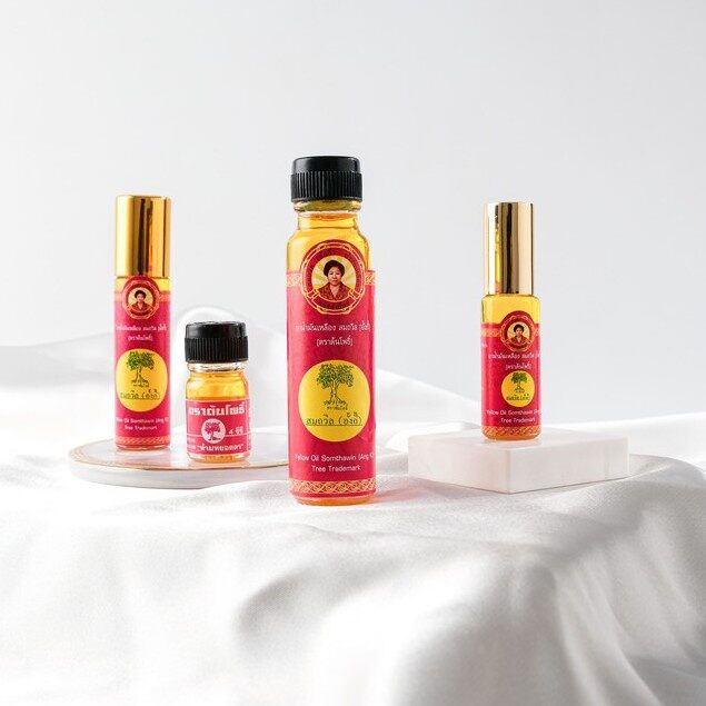 Dầu vàng Somthawin Angkee Thái Lan 24ml