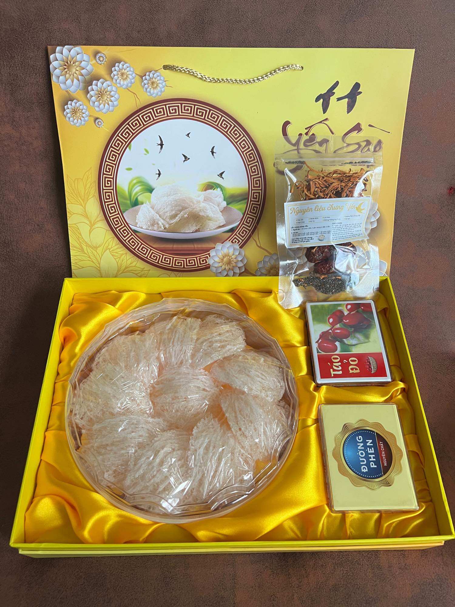 100g tổ yến tinh chế sợi hộp cao cấp