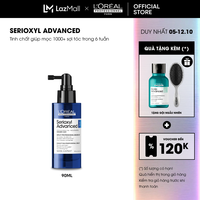 Tinh chất xịt tăng mật độ tóc - làm dày tóc chuyên nghiệp Serioxyl Advanced 90ml - Dành cho tóc thưa mảnh