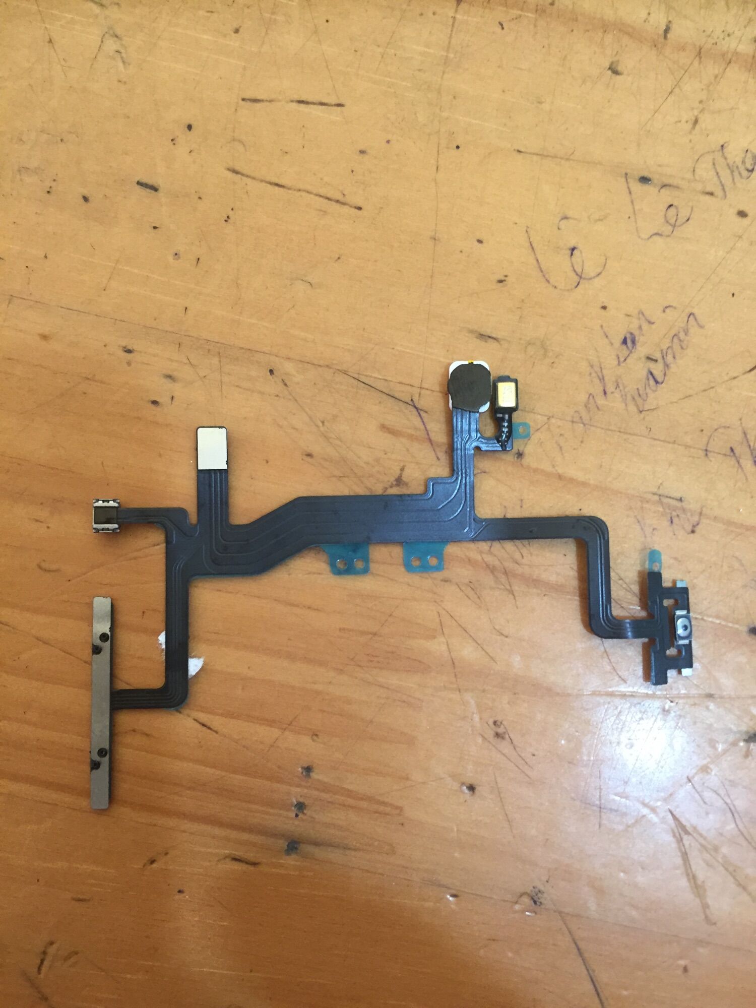 Cáp nguồn volume gạt rung đèn flash míc iphone 6s