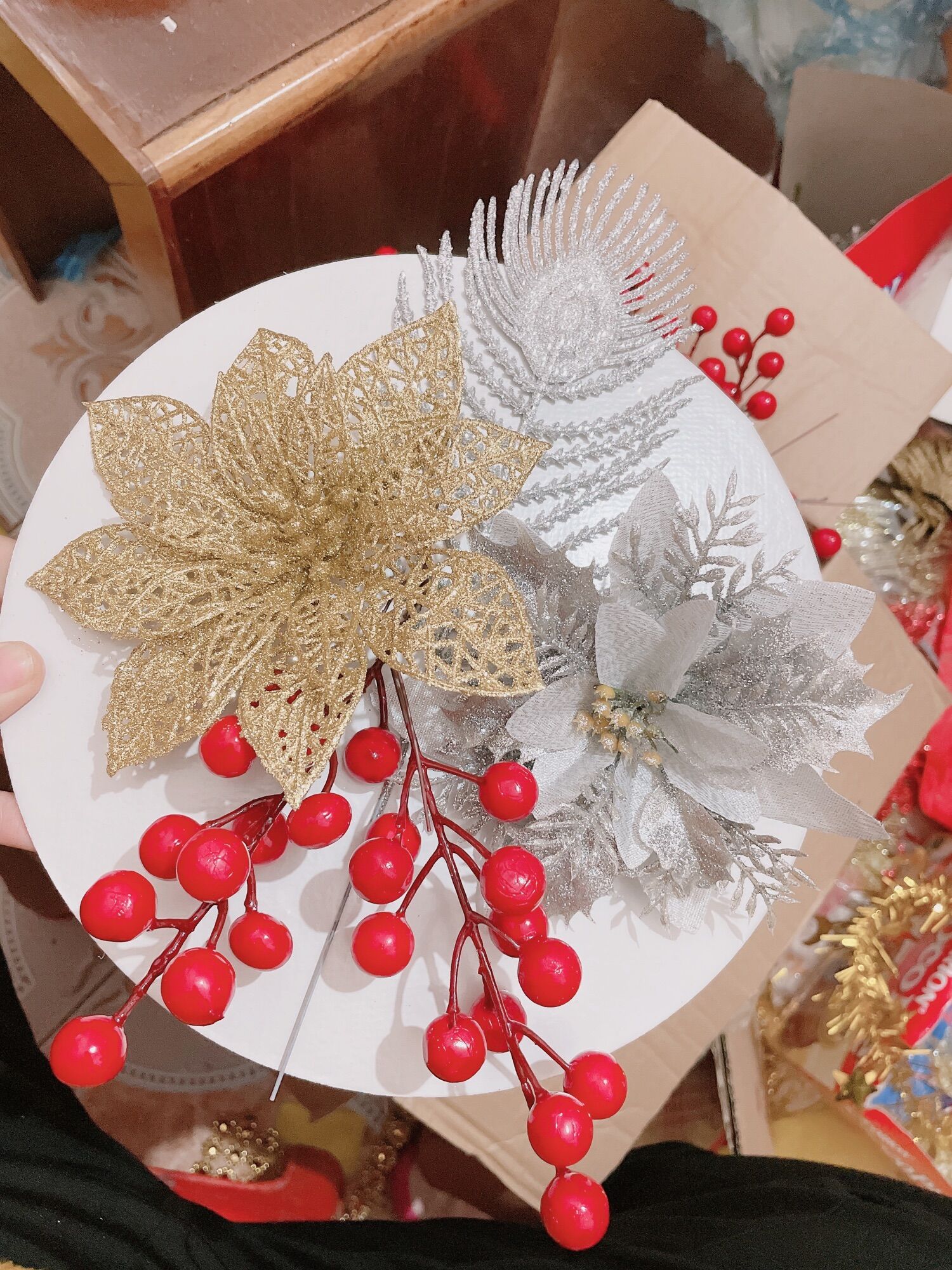 Set phụ kiện trang trí tháp bánh tài lộc