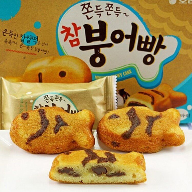 Bánh cá Sô cô la Orion Hàn Quốc 6 bánh