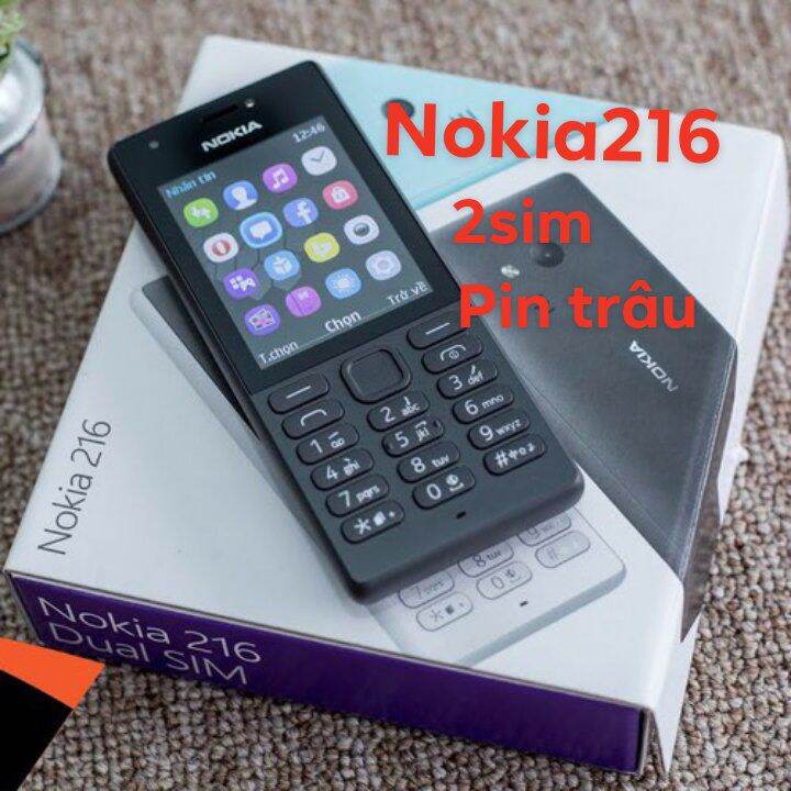Điện thoại NOKIA 215 (2sim) thon gọn/ đủ phụ kiện