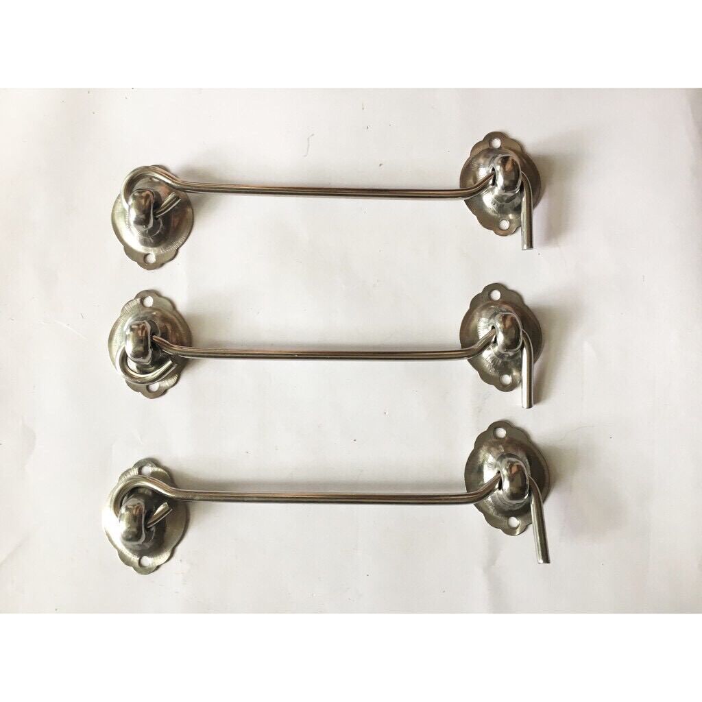 Móc gió - Móc cài cửa inox chống va đập dài 13cm kèm vít