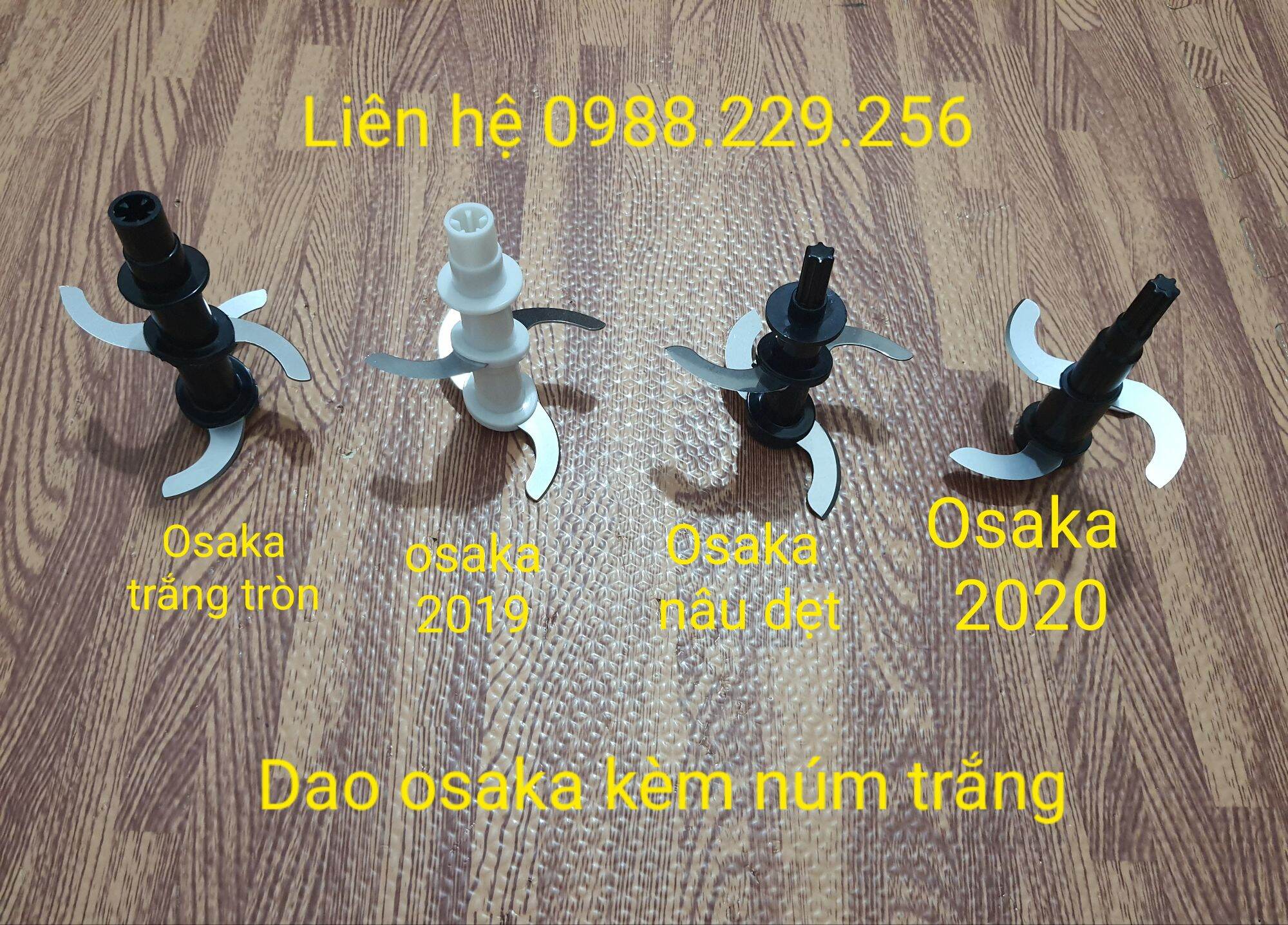 Lưỡi dao osaka 4 mẫu chuẩn như hình