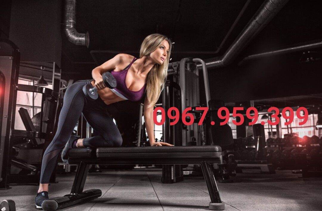 Tranh dán tường 3D trang trí phòng gym