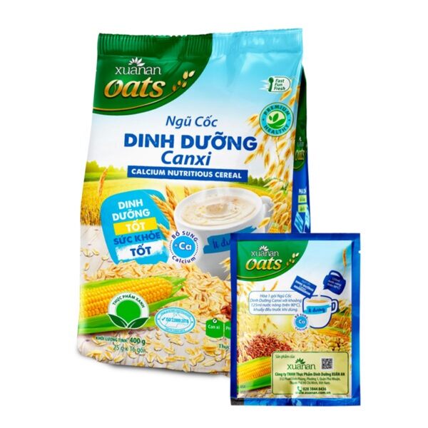 Ngũ cốc Dinh dưỡng Canxi 5 loại đậu Xuân An 400g
