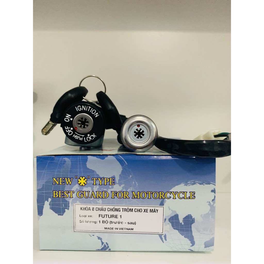 Bộ khoá Sekai xe future1 trước và sau
