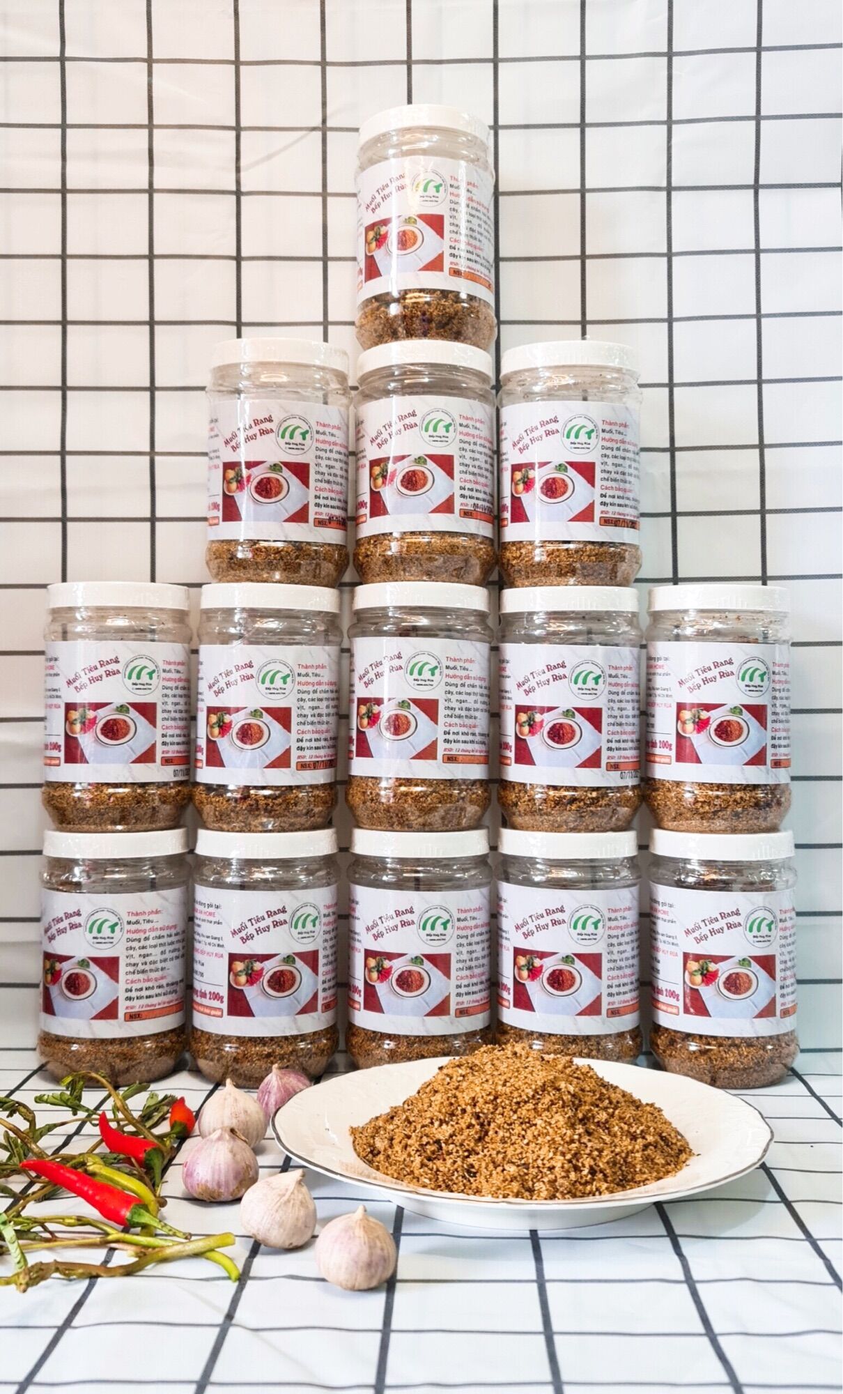 Muối tiêu rang 200gr