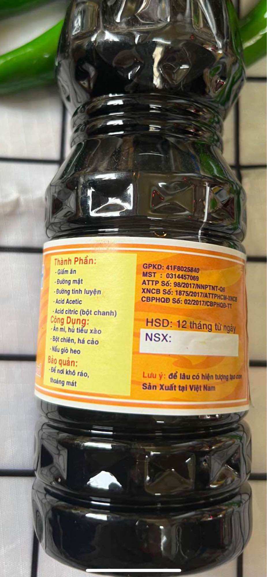 Giấm tiều ( Dấm tiều ) Thuận Thành 450ml