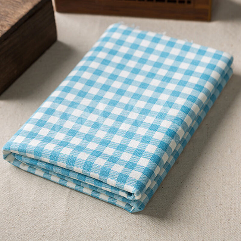 Vải Vải Cotton Lanh Họa Tiết Kẻ Sọc Xanh Thủ Công Vải Vải Bàn Nướng Vải Vải Ghế Sofa Vải Vải Thảm Picnic Vải Nền