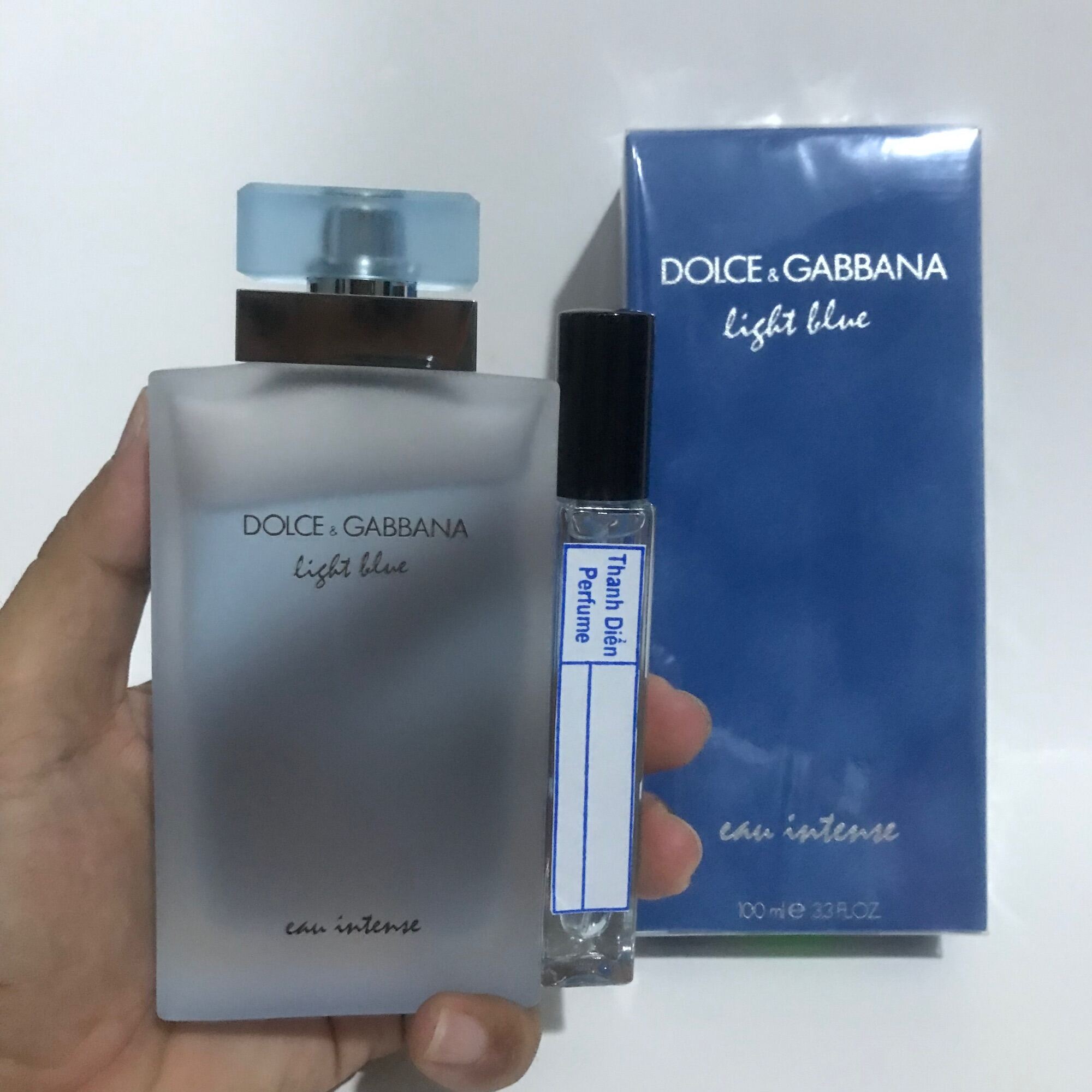 Nước Hoa Nữ / 5Ml 10Ml / Dolce &Gabbana Light Blue Eau Intense Edp