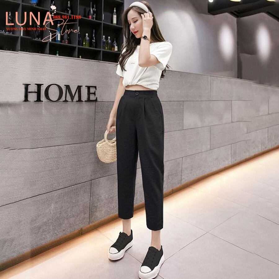 Quần đũi baggy khuy cao cấp