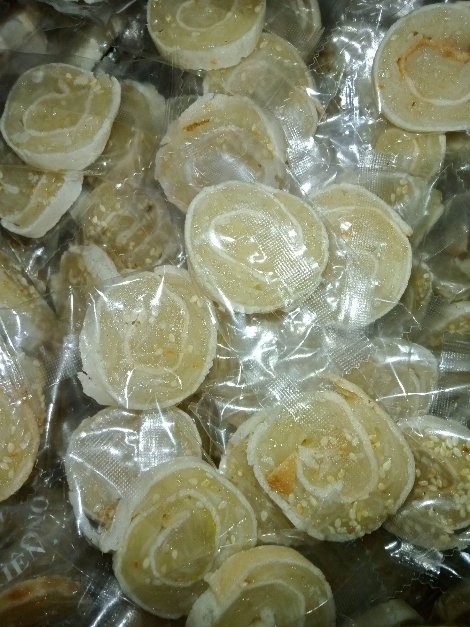 100g kẹo dừa non cuộn bánh tráng