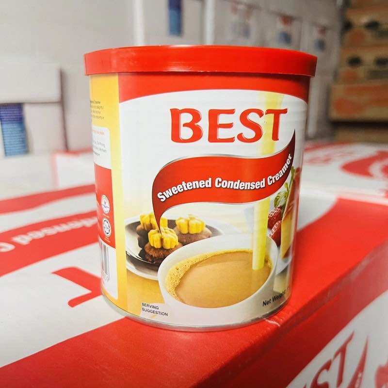 Sữa đặc có đường best lon nắp khui 500gr - malaysia
