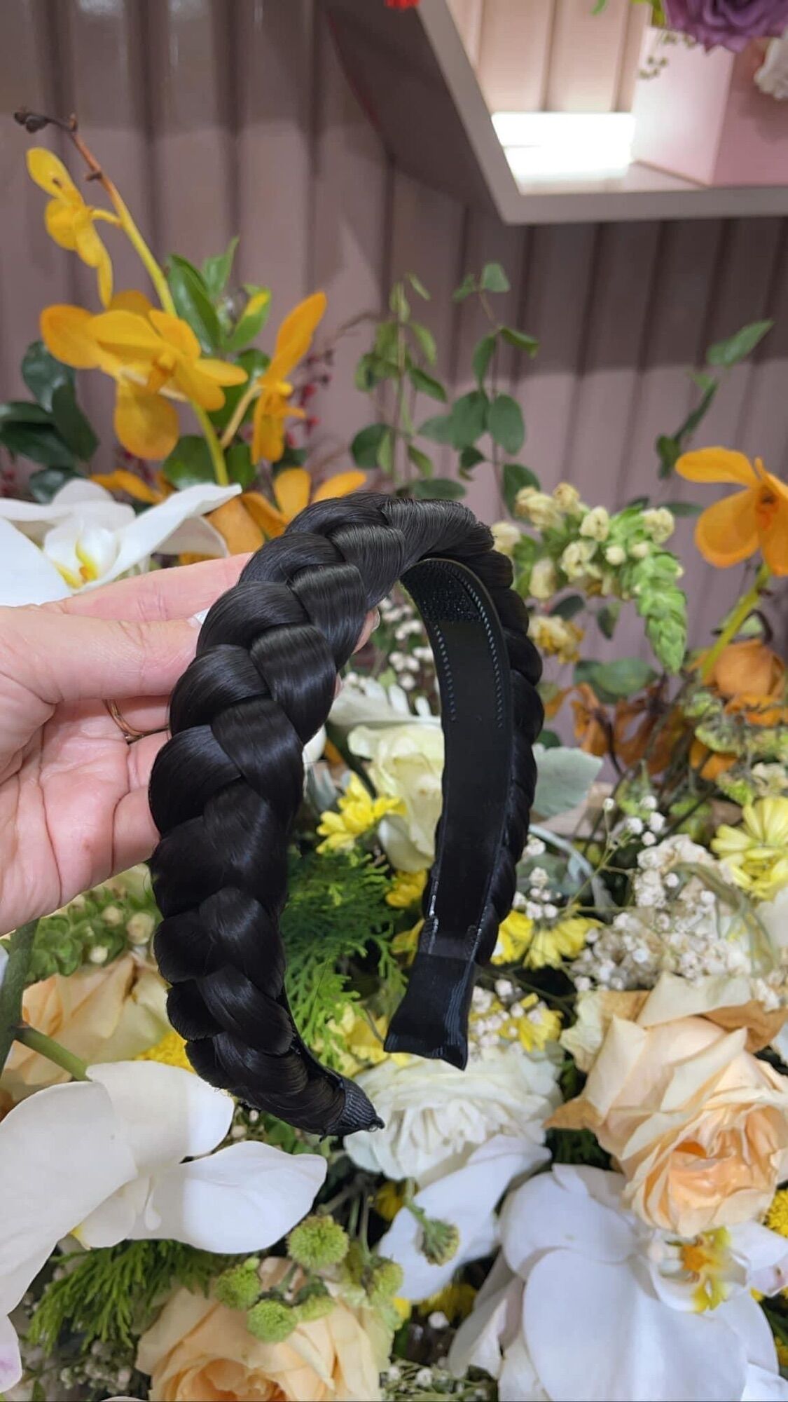Băng đô tóc thắt bím cực xinh dày 5cm