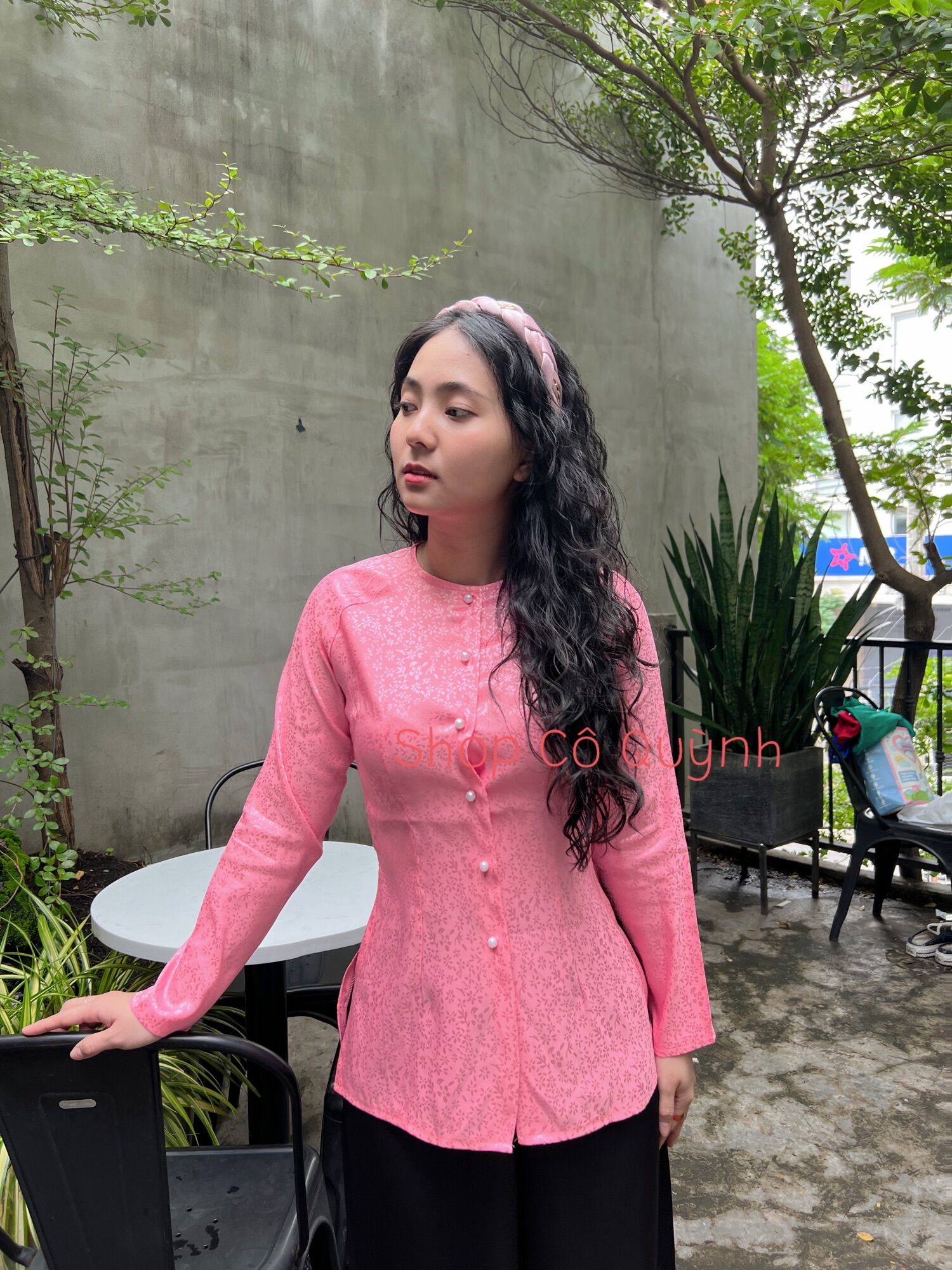 ÁO LẺ BÀ BA GẤM VÂN HOA NHÍ (KHÔNG KÈM QUẦN )