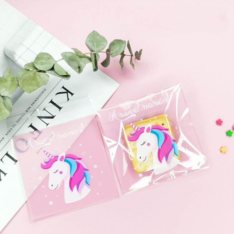 Set 20 túi opp , túi nhựa dán miệng 7x7cm đựng quà tặng, bánh kẹo