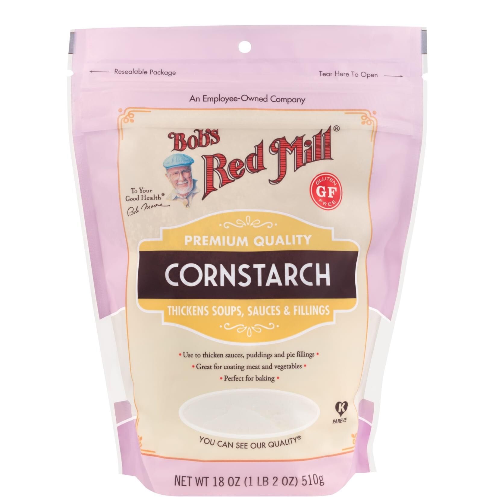 Tinh bột bắp hữu cơ Bob's red mill Mỹ làm bữa phụ ăn dặm cho bé