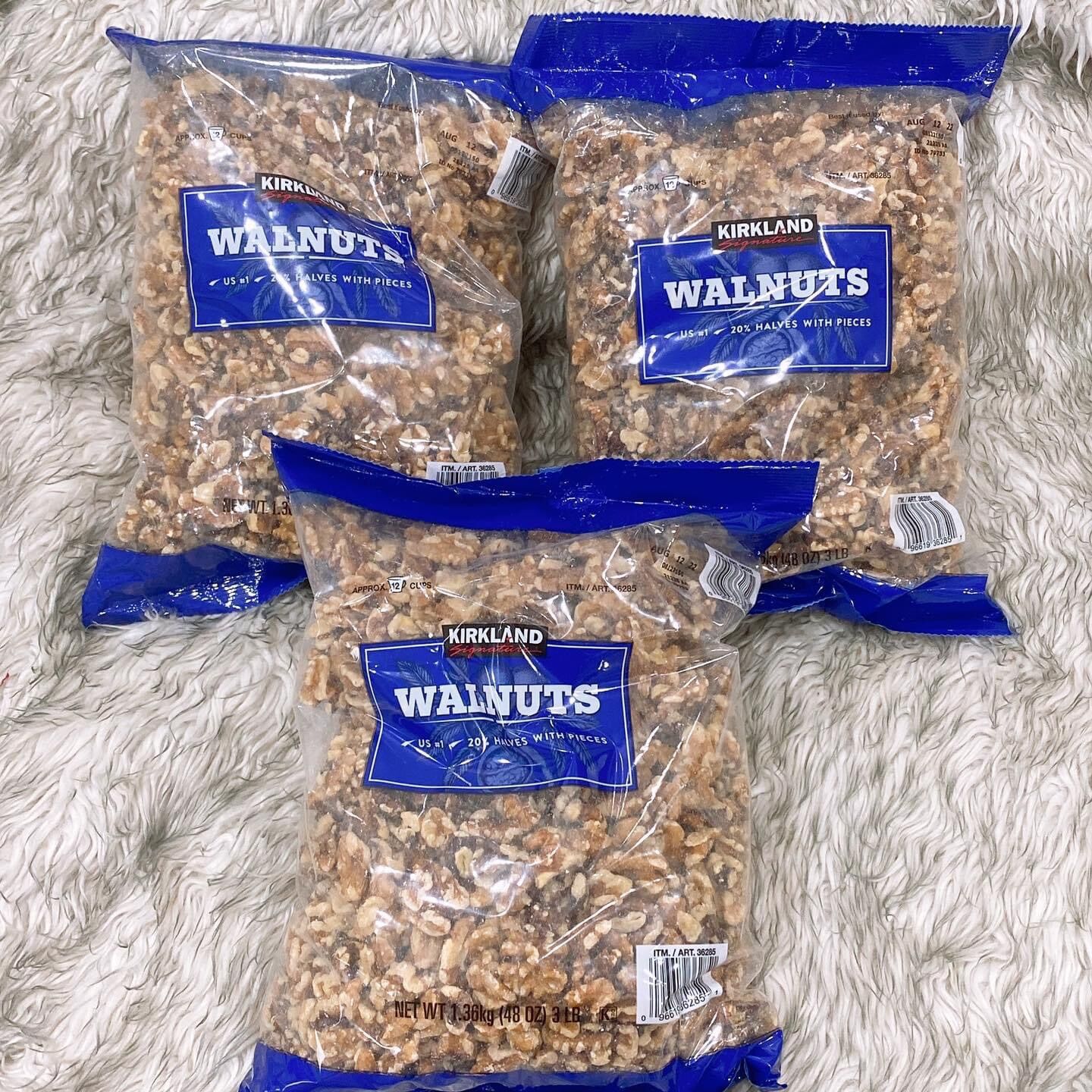 [Date 8/2022]-Hạt óc chó kirkland 1kg36 của Mỹ