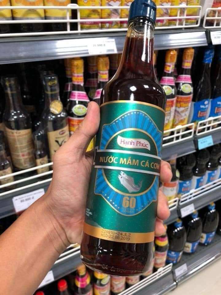 Nước Mắm Hạnh Phúc Cá Cơm 60° đạm (500 ml)