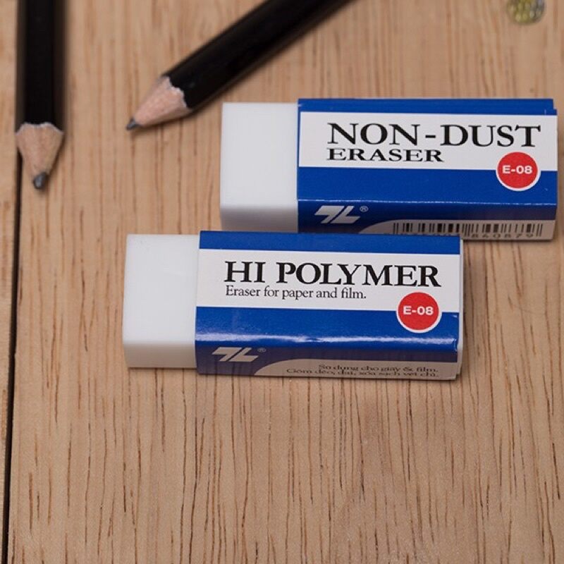 Combo 5 cục gôm tẩy mềm dẻo Thiên Long chính hãng E-08