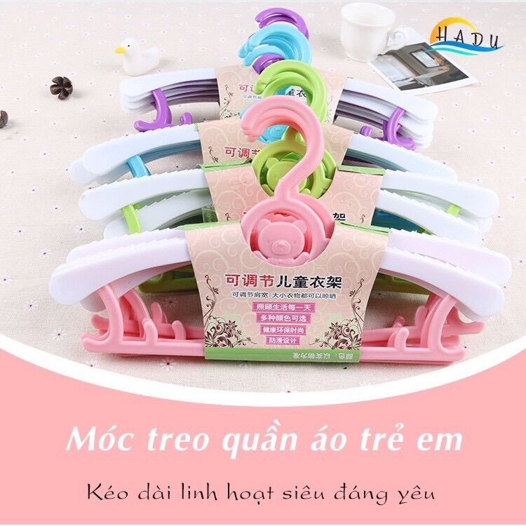 Set 5 móc nhựa phơi đồ cho bé